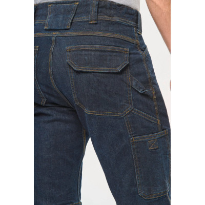 Men's multipocket denim bermuda shorts